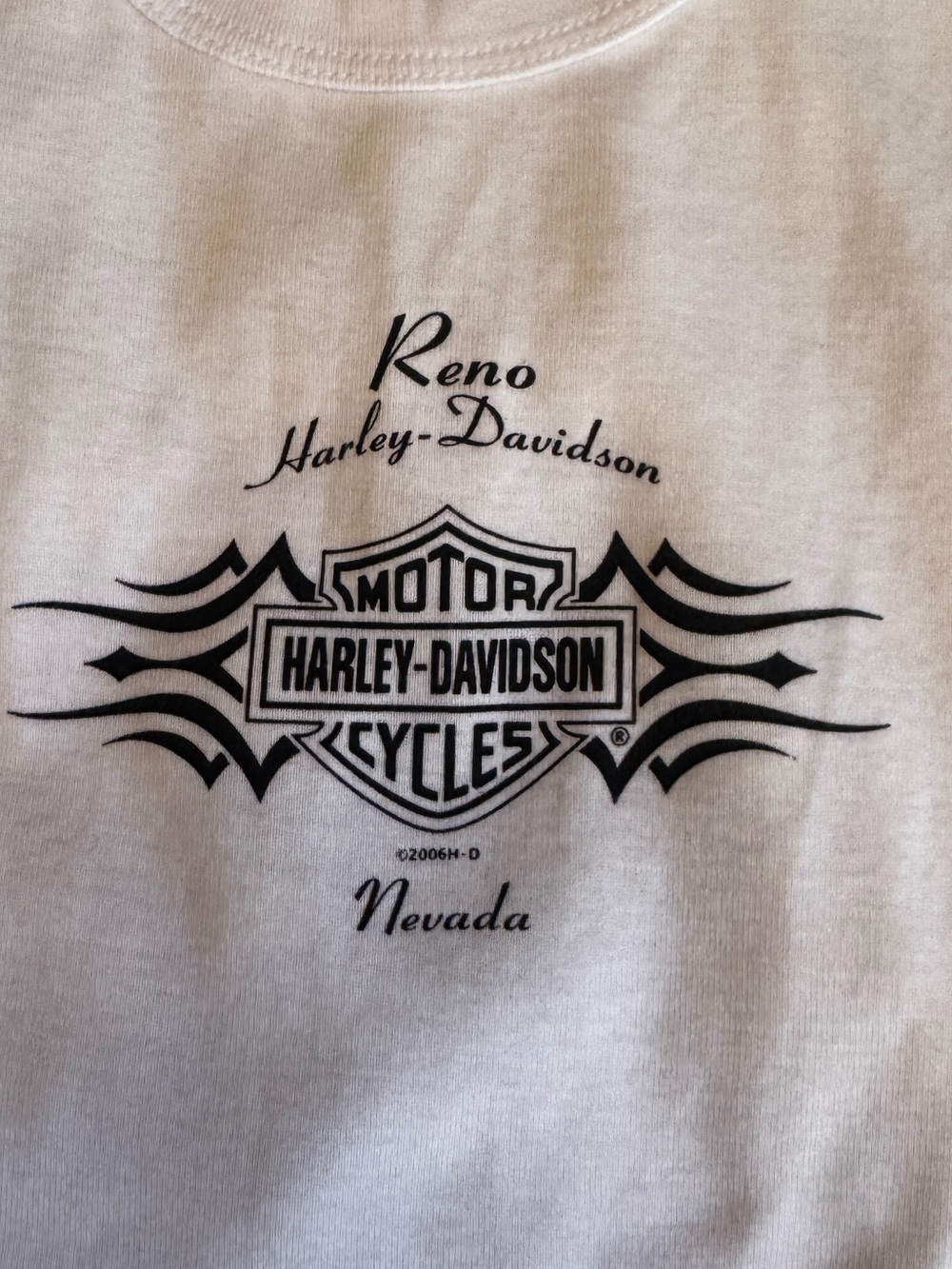 Deadstock NWT Harley Davidson Born To Be Wild Glitter Graphic Tank Sz 2x - Picture 4 of 10